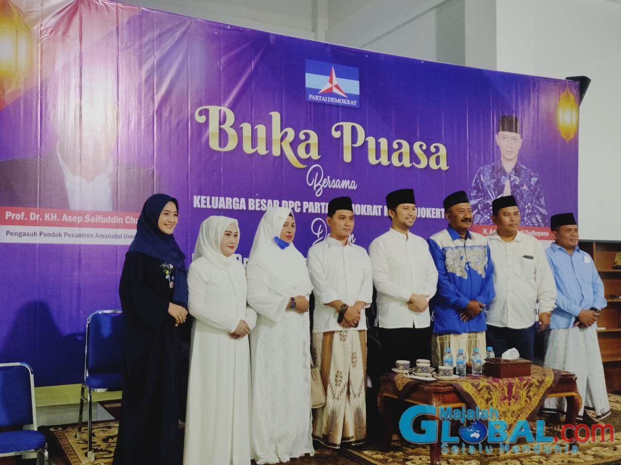 1600 Kader Demokrat Kabupaten Mojokerto Ramaikan Buber di Ponpes Amanatul Ummah