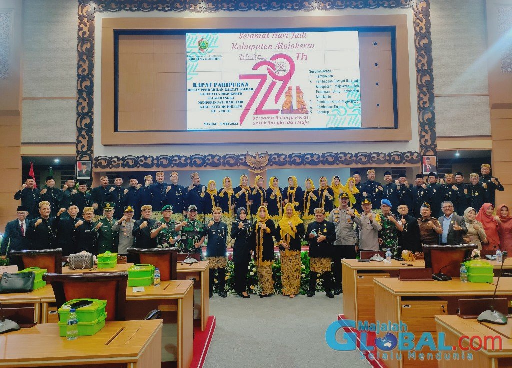 DPRD Gelar Rapat Paripurna Peringatan Hari Jadi Kabupaten Mojokerto ke-729