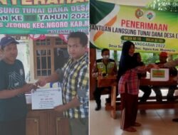 Desa Sukoanyar dan Desa Wotanmas Jedong Bagikan BLT