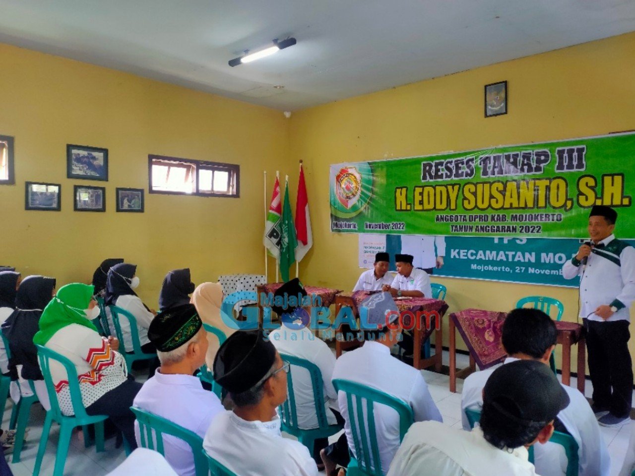 Eddy Susanto Minta Dukungan Warga Desa Pekukuhan untuk Menangkan PKB di 2024