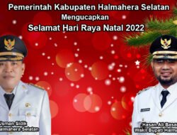 Pemerintah Kabupaten Halmahera Selatan Mengucapkan Selamat Hari Raya Natal 2022