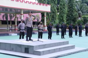 Apel Pelepasan Personel Satbrimobda Polda Sumsel OPS MANTAP PRAJA Tahun 2020 BKO Polda Jambi