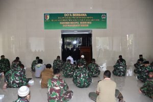 Warga Korem 082/CPYJ Laksanakan Doa Bersama