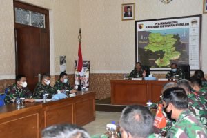 Tim Wasrik Itjen TNI Kunjungi Korem 082/CPYJ