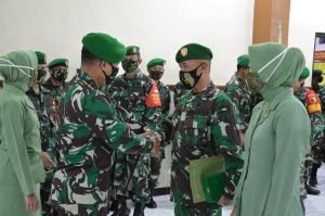 Pelepasan Danramil 0815/05 Gedeg Dibarengkan Tasyakuran Hari Jadi Kodim