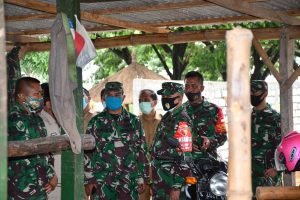 Danrem 082/CPYJ Tinjau Penggemukan Sapi Milik Kodim 0812/Lamongan