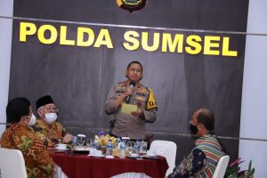 Silaturahmi Kamtibmas Kapolda Sumsel dengan FKUB Dalam Rangka Mewujudkan Kamtibmas yang Aman, Sehat dan Kondusif