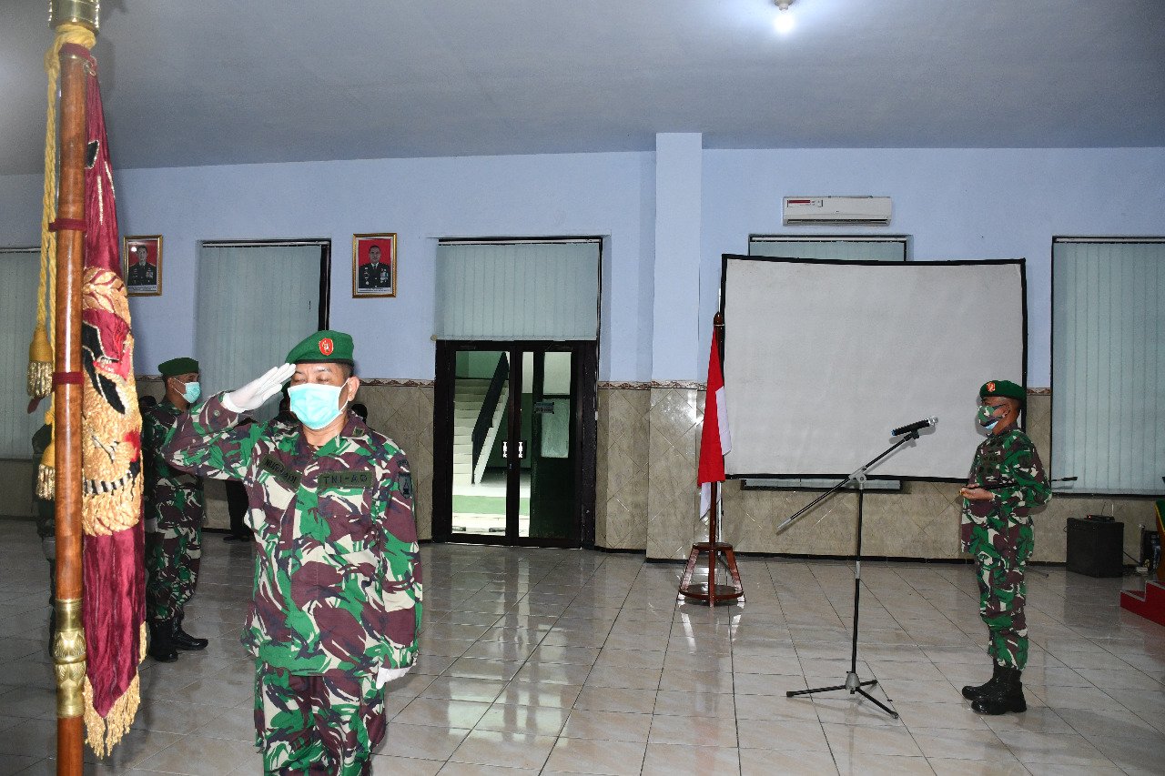 Danrem 082/CPYJ Menerima Perwira Baru