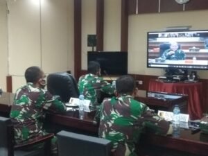 Rapat Koordinasi Persiapan TMMD Ke-110  Tahun 2021 dilaksanakan secara Virtual