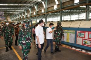 Danrem 082/CPYJ Sambut Kunjungan Pangdam V/Brawijaya Ke PT. Arwana