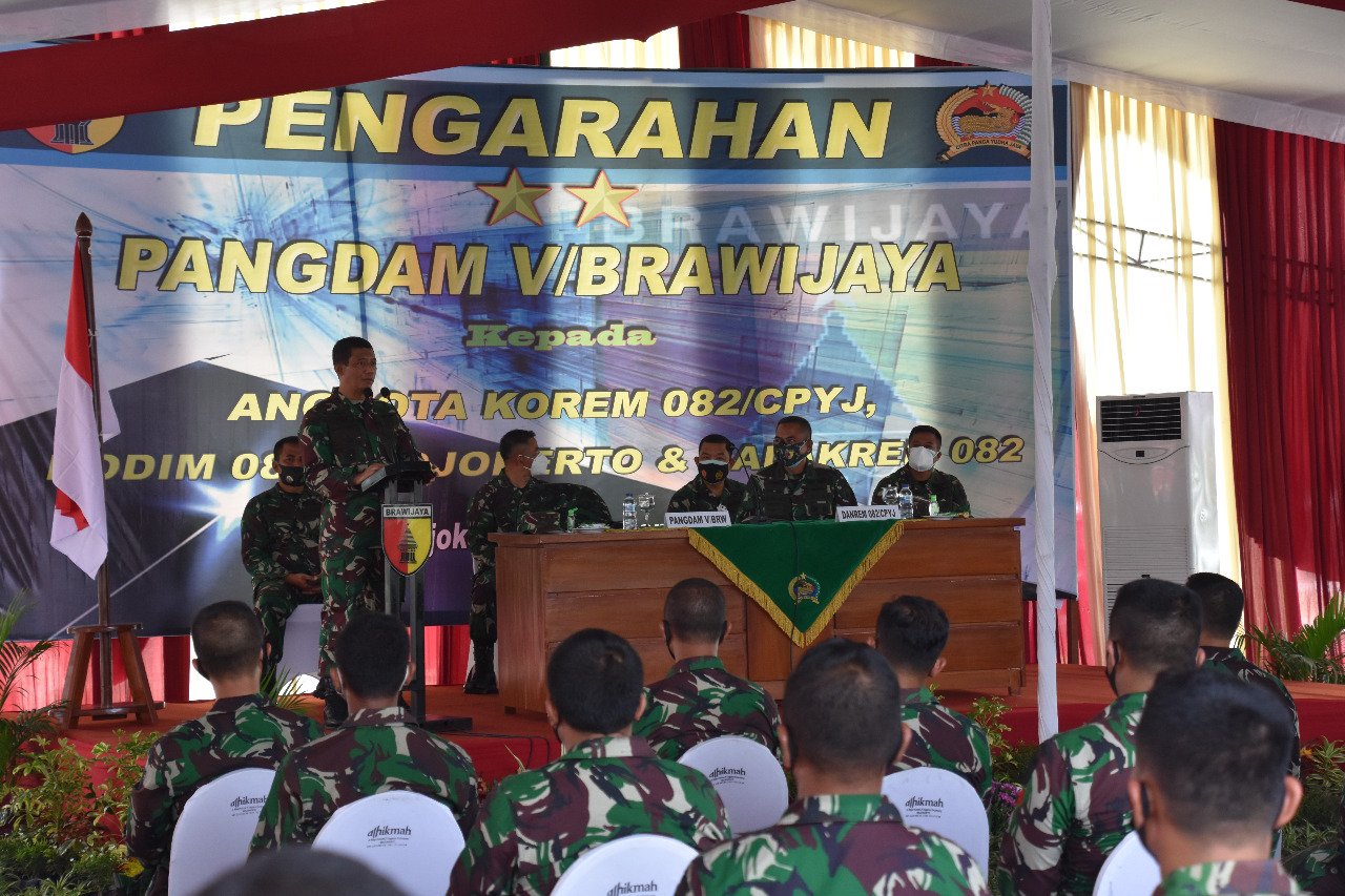 Kunjungan Kerja Pangdam V/Brawijaya ke Korem 082/CPYJ