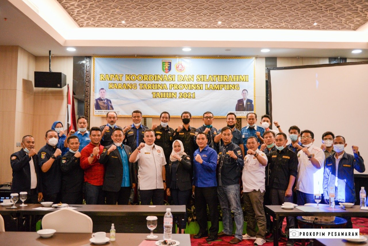 Dendi Ramadhona Pimpin Rakor Karang Taruna Se-Propinsi Lampung