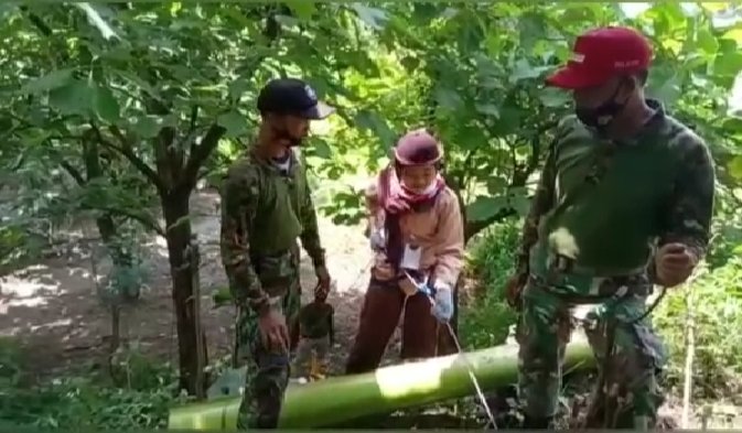 Saka Wira Kartika Koramil 0815/08 Dawar Dilatih Multi Terampil