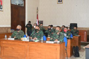Pasiren Korem 082/CPYJ Mengikuti Bimbingan Teknis E-Audit dari Itjenad