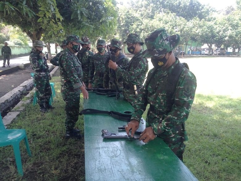 Pelihara Kemampuan Dasar Prajurit, Kodim 0815/Mojokerto Gelar Latorsar