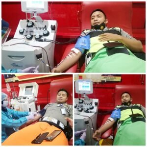 Anggota Polresta Mojokerto ini Donor Darah Plasma Konvalesen, Siapa Dia?