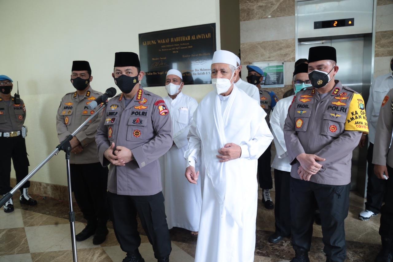 Setelah NU & Muhammadiyah, Kini Giliran Rabithah Alawiyah yang Dikunjungi Kapolri