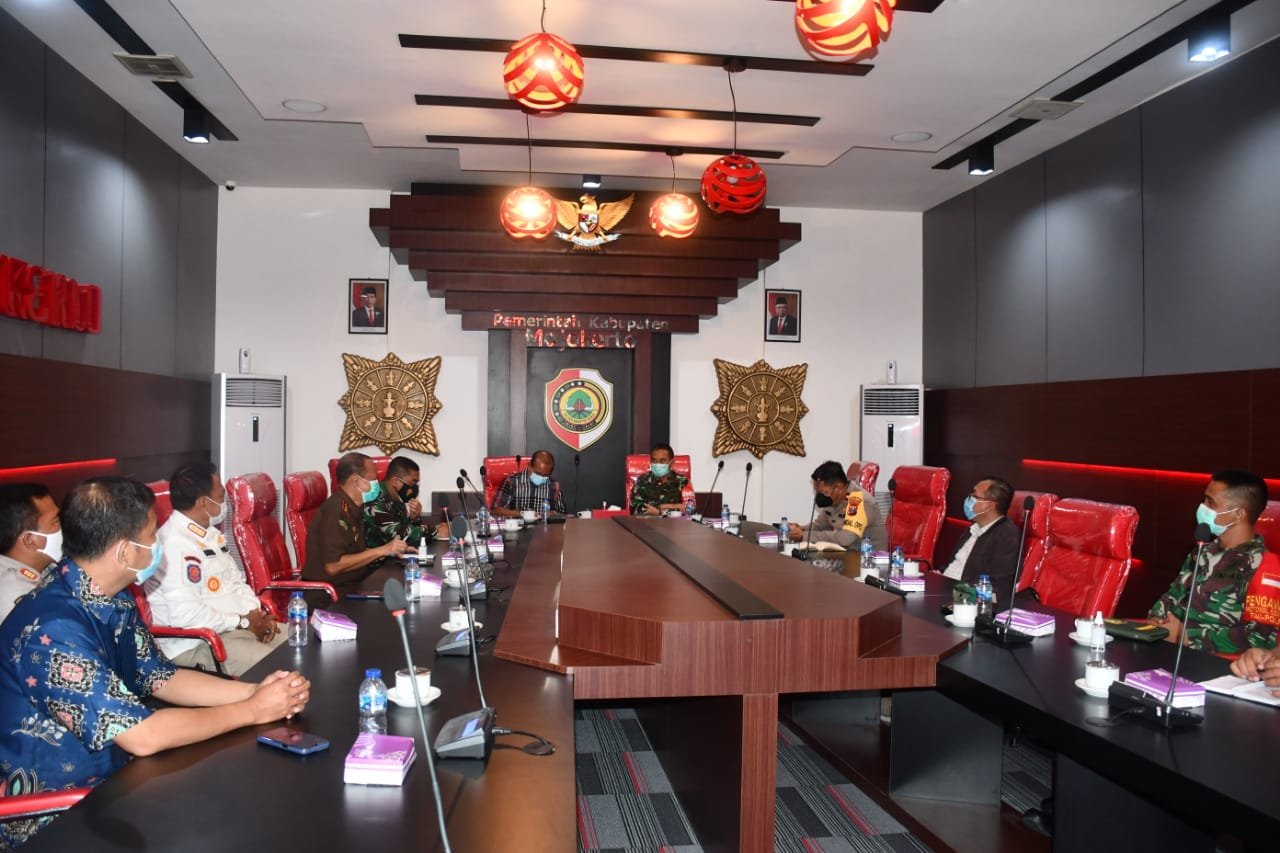 Rakor Penegakan Disiplin Protokol Kesehatan dan Penanganan Covid19