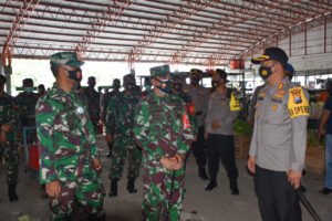 Danrem 082/CPYJ Sidak Prokes di Wilayah Kabupaten Jombang