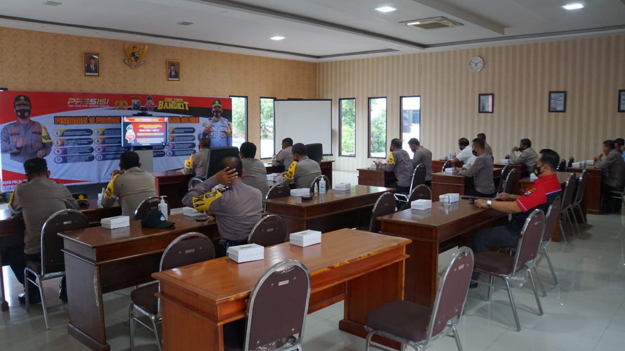 Vidcon Bersama Irwasum Polri Jabarkan 16 Program Prioritas Kapolri