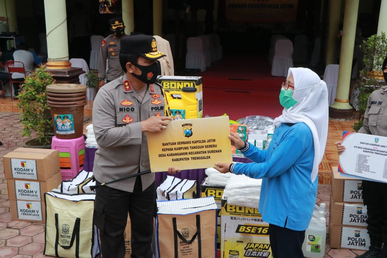 Forkopimda Jatim Mengunjungi Kampung Tangguh Semeru Madiun & Trenggalek