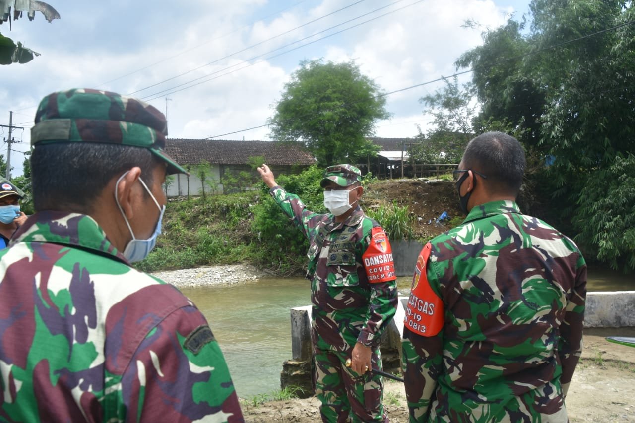 Danrem 082/CPYJ Tinjau Lokasi KBSB Tahun 2021 di Kabupaten Bojonegoro
