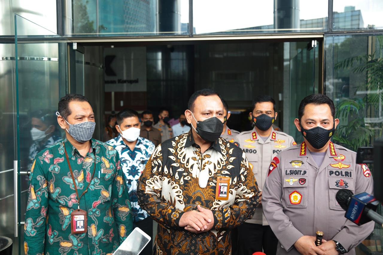 Kapolri Kunjungan Kerja ke Kantor KPK