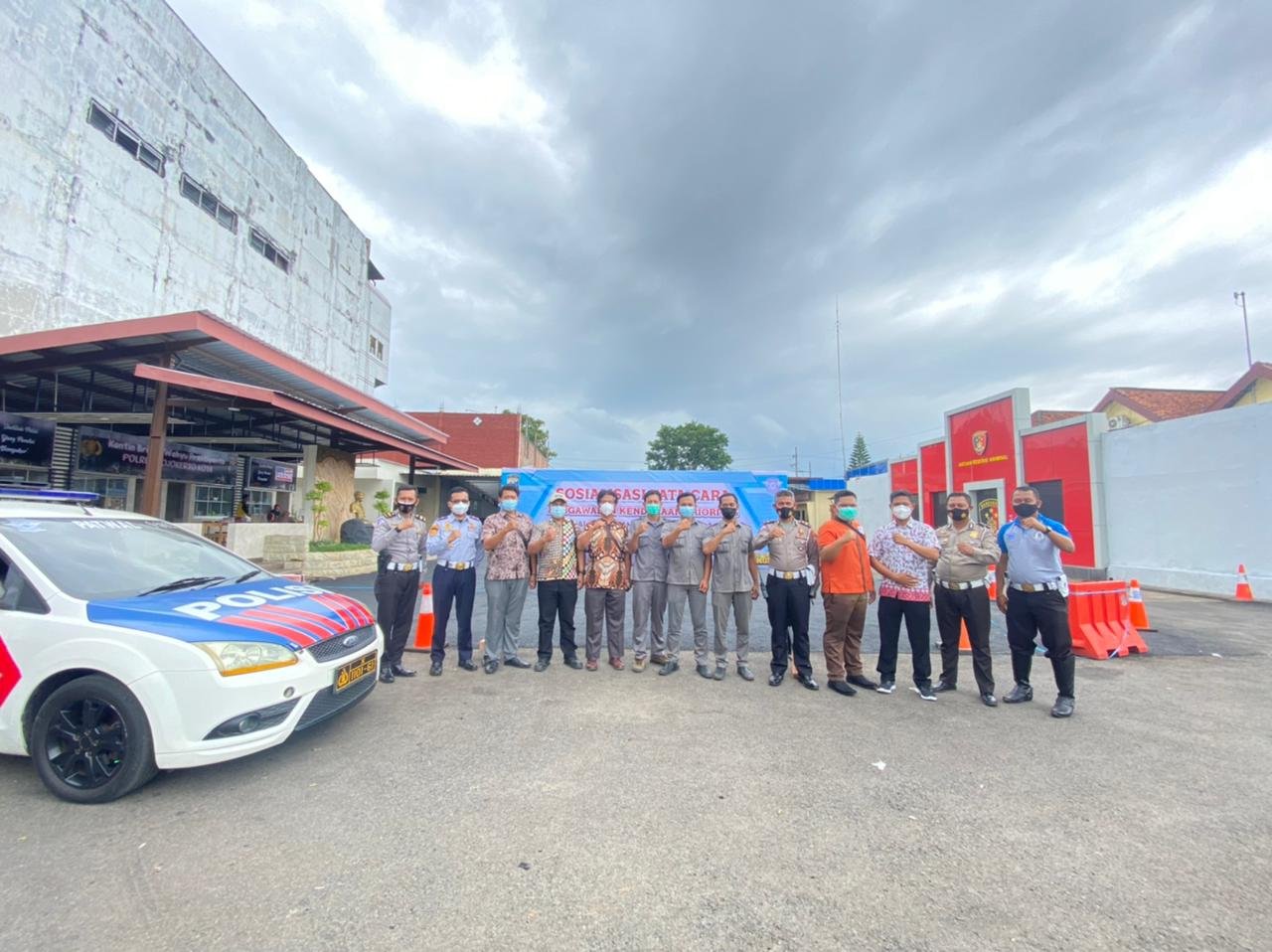 Satlantas Polresta Mojokerto Sosialisasikan Etika Berlalu Lintas