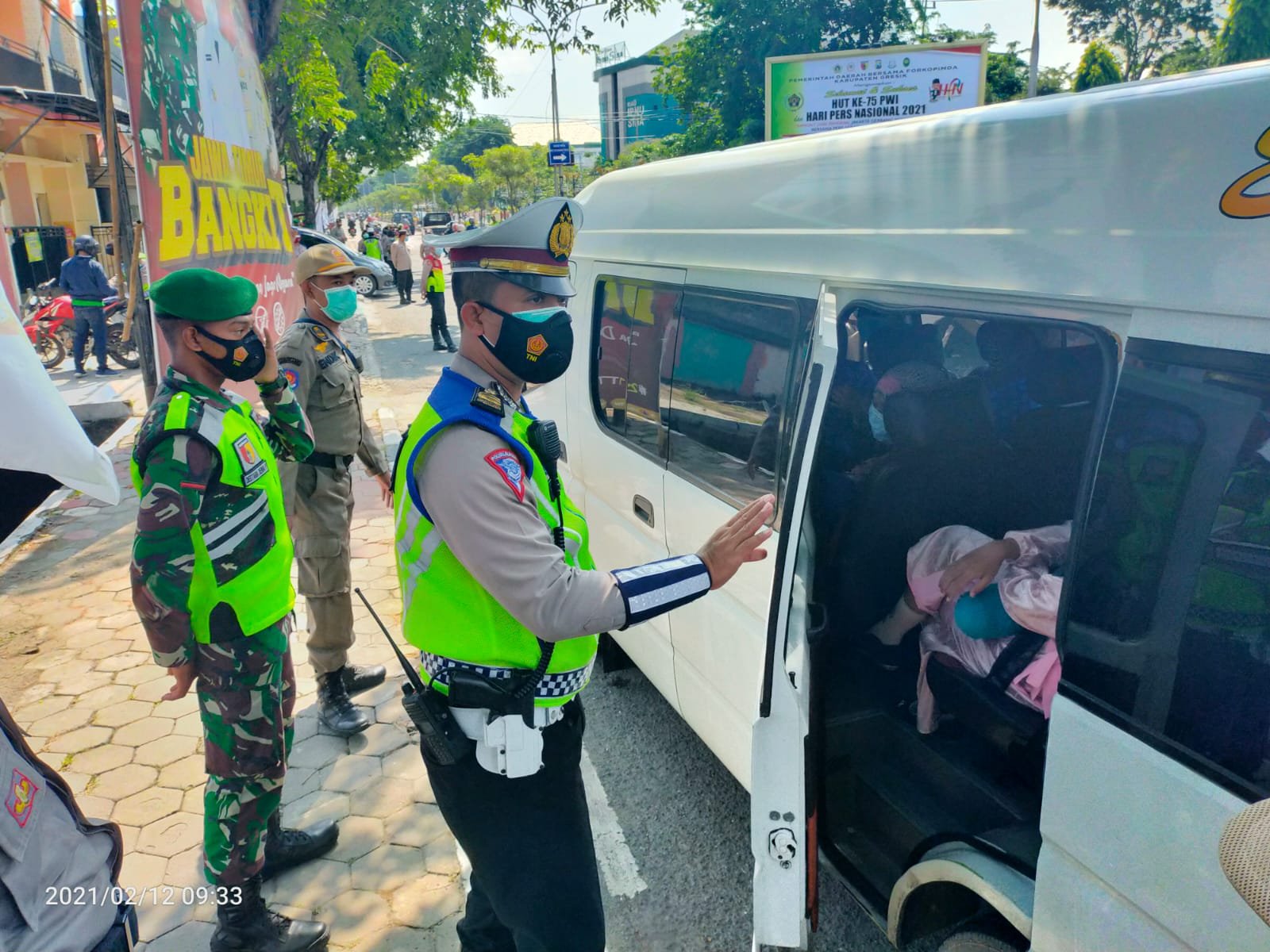 Polres Gresik Optimalkan Operasi Yustisi PPKM Mikro