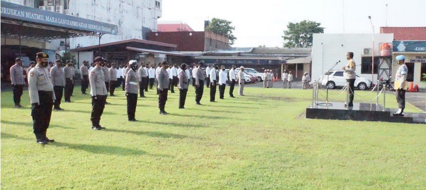 Kapolresta Mojokerto Melakukan Persiapan PPKM Mikro