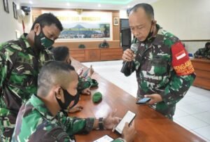 Babinsa Kodim 0815/Mojokerto Ikuti Training of Trainer Tracing Covid-19