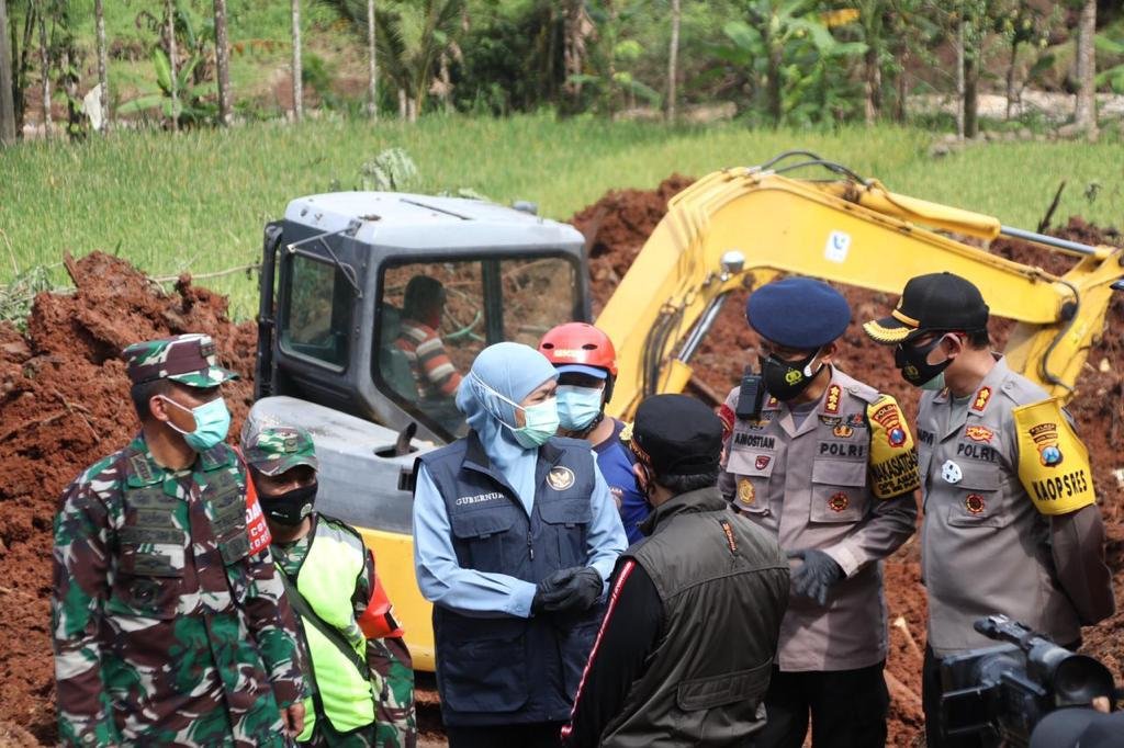 Ini yang Dilakukan Polda Jatim Saat Nganjuk Terkena Banjir & Tanah Longsor