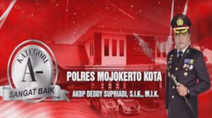 Polresta Mojokerto Raih Predikat Sangat Baik Dalam Pelayanan Publik