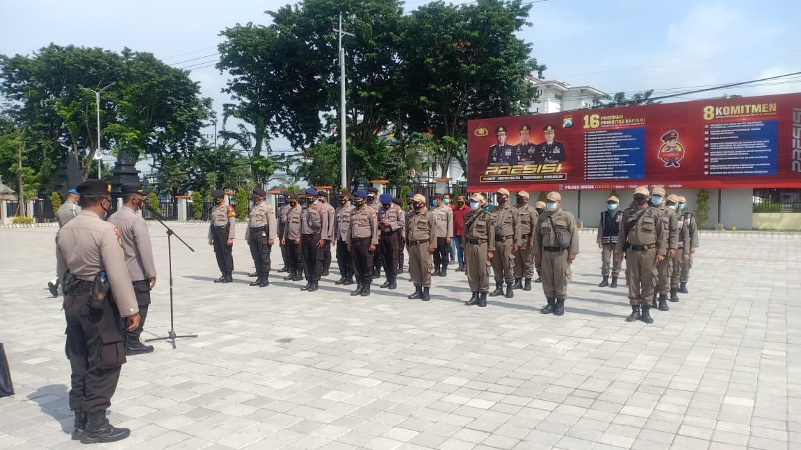Polres Gresik Gelar Operasi Yustisi di Jalan Wahidin