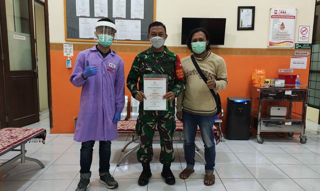 Perwira Kodim 0811 Tuban Donor Plasma Konvalesen