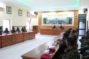 Maksimalkan Pengendalian Covid-19, Kodim 0815/Mojokerto Terima BKO SST Personel Pasmar 2