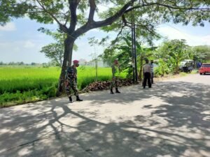 Koramil 0815/06 Kemlagi Bersama Tiga Pilar Gelar Opsgakplin