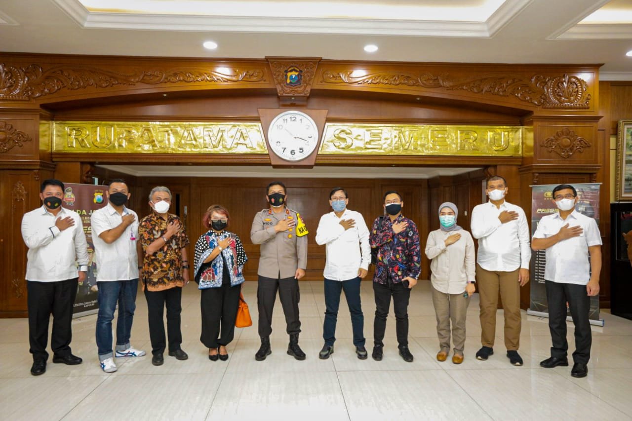 Kapolda Jatim Beraudiensi dengan Perwakilan Pimpinan Provider XL, 3 dan Indosat
