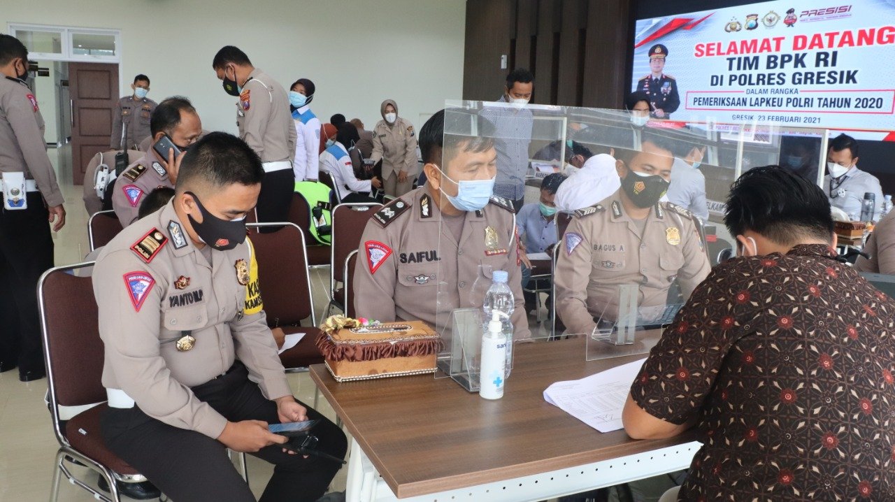 BPK RI Periksa Laporan Keuangan Polres Gresik