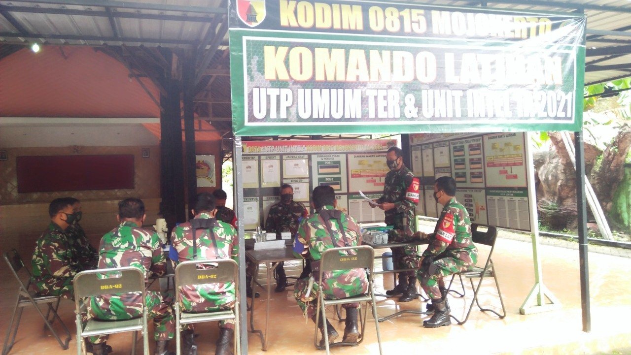 Prajurit Kodim 0815/Mojokerto Diuji Keterampilan Perorangan