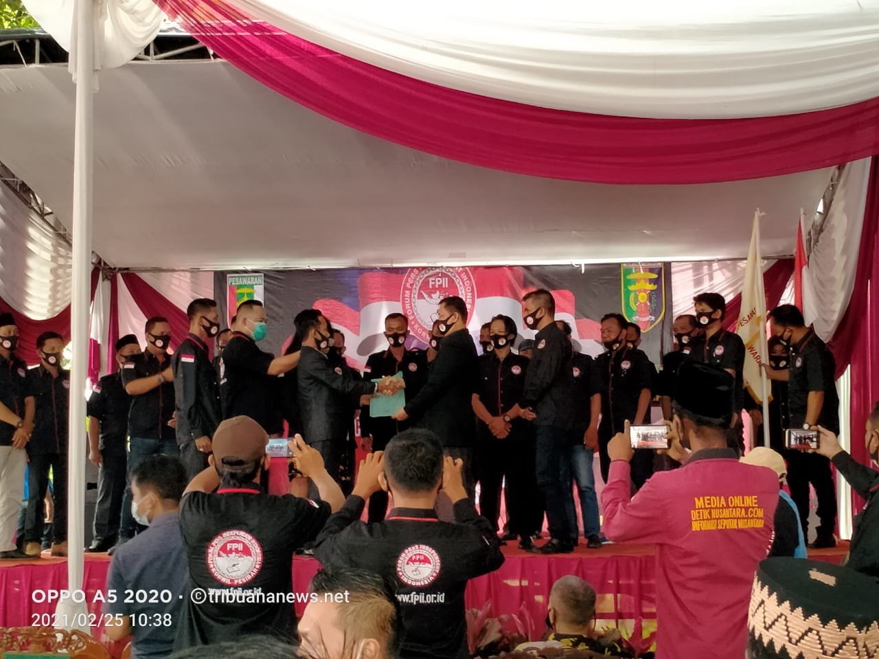 Forum Pers Independent Indonesia (FPII) Korwil Pesawaran Dikukuhkan