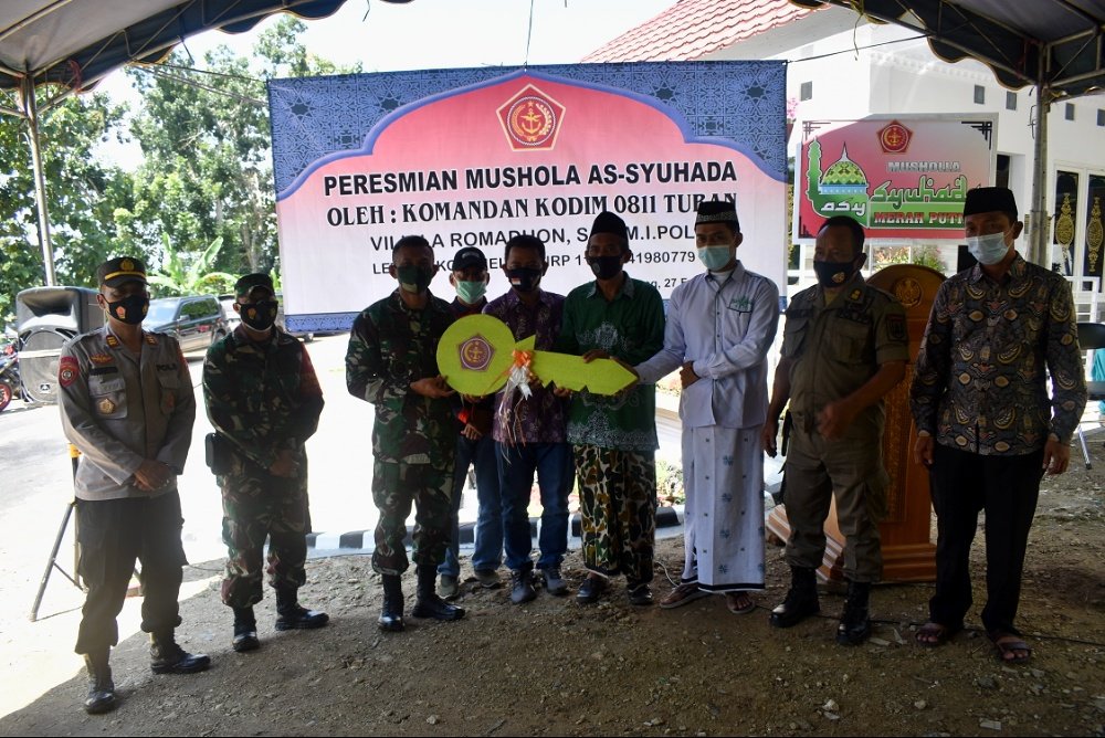 Dandim 0811 Tuban Resmikan Mushala As-Syuhada