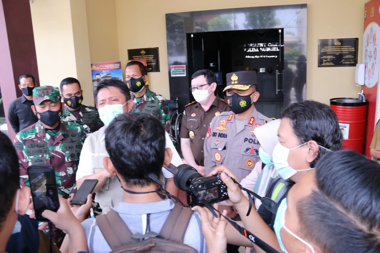 Kapolda Sumsel Pimpin Rakor Pencegahan dan pengendalian Karhutla