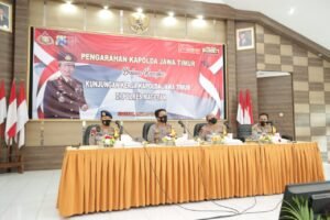 Kapolda Jatim Berikan Pengarahan TWT & Penanggulangan Covid-19