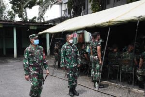 Prajurit Jajaran Korem 082/CPYJ  Menerima Vaksin Covid-19