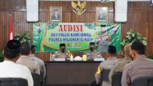 Kapolresta Mojokerto Gelar Audisi Dai Polisi Kamtibmas