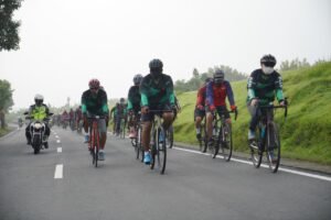 Forkopimda Mojokerto Raya Gowes Bareng 58,81 KM dan Himbau 5M
