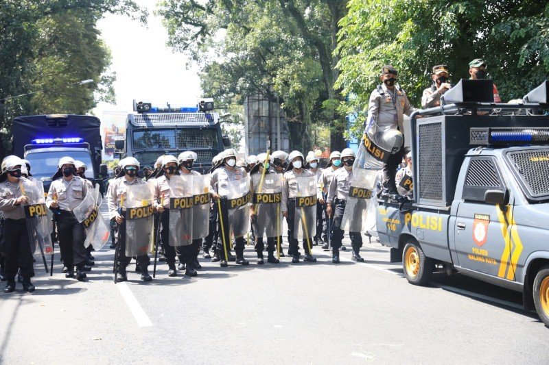 Demo Mahasiswa di Malang Kota Dibubarkan, Begini Kronologinya