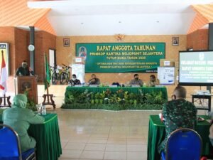 Primkop Kartika Mojopahit Sejahtera Kodim 0815 Mojokerto Gelar RAT Tutup Tahun Buku