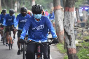 Danrem 082/CPYJ Gelar Gowes Bersama dan Bagikan Paket Sembako
